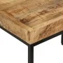 Stapelbare Tische, 3-teilig, aus massivem, rauem Mangoholz und Eisen von , Seitentische - Ref: Foro24-372732, Preis: 92,58 €,...