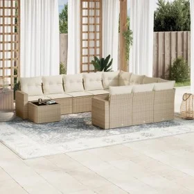 11-piece garden sofa set with beige synthetic rattan cushions by , Garden sets - Ref: Foro24-3219518, Price: 716,05 €, Discou...