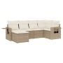 Juego de sofás jardín con cojines 6 pzas ratán sintético beige de , Conjuntos de jardín - Ref: Foro24-3220457, Precio: 398,34...