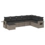 Set de sofás de jardín 8 pzas y cojines ratán sintético gris de , Conjuntos de jardín - Ref: Foro24-3220559, Precio: 478,88 €...