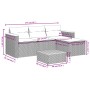 Set sofás jardín y cojines 5 pzas ratán sintético acacia beige de , Conjuntos de jardín - Ref: Foro24-3213539, Precio: 404,07...
