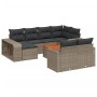 Set de sofás de jardín 11 pzas y cojines ratán sintético gris de , Conjuntos de jardín - Ref: Foro24-3228920, Precio: 566,72 ...