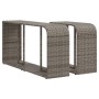 Set de sofás de jardín 11 pzas y cojines ratán sintético gris de , Conjuntos de jardín - Ref: Foro24-3228920, Precio: 566,72 ...