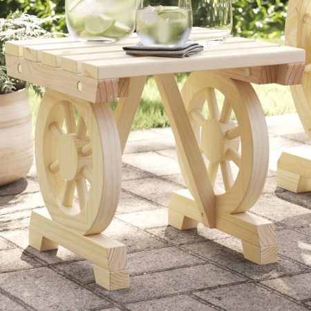 Reposapiés de jardín madera maciza de abeto 40x36,5x38,5 cm de , Sillas de jardín - Ref: Foro24-365109, Precio: 65,40 €, Desc...