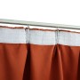 Cortinas opacas con ganchos 2 piezas color óxido 140x225 cm de vidaXL, Cortinas y visillos - Ref: Foro24-134474, Precio: 42,3...
