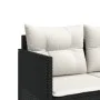 Sun lounger with black synthetic rattan cushions by , Loungers - Ref: Foro24-368326, Price: 206,45 €, Discount: %