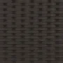 Sun lounger with black synthetic rattan cushions by , Loungers - Ref: Foro24-368326, Price: 206,45 €, Discount: %