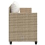 Tumbona con cojines ratán sintético beige de , Tumbonas - Ref: Foro24-368330, Precio: 219,48 €, Descuento: %