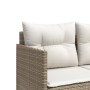 Tumbona con cojines ratán sintético beige de , Tumbonas - Ref: Foro24-368330, Precio: 219,48 €, Descuento: %