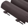 Bordes de jardín 36 unidades PP marrón 10 m de , Ribetes y bordes para jardín - Ref: Foro24-48620, Precio: 52,47 €, Descuento: %