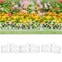 Garden edging 17 units PP white 10 m by , Garden edging and edging - Ref: Foro24-318300, Price: 41,78 €, Discount: %