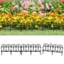 Garden edging 17 units PP black 10 m by , Garden edging and edging - Ref: Foro24-318293, Price: 48,21 €, Discount: %