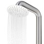 Ducha de jardín con base marrón 230 cm acero inoxidable de , Accesorios para piscinas y spa - Ref: Foro24-3070779, Precio: 41...