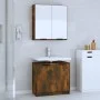 Set de muebles de baño 2 pzas madera ingeniería roble ahumado de , Muebles de baño - Ref: Foro24-3115865, Precio: 104,99 €, D...