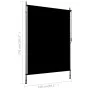 Estor enrollable de exterior gris antracita 150x270 cm de , Persianas y estores - Ref: Foro24-145937, Precio: 70,97 €, Descue...