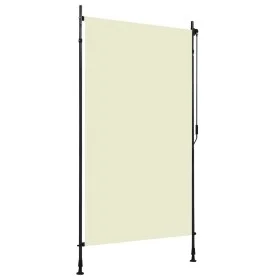 Estor enrollable de exterior color crema 120x270 cm de , Persianas y estores - Ref: Foro24-145940, Precio: 61,59 €, Descuento: %