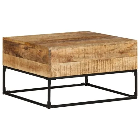 Mesa de centro madera de mango rugosa 68x68x41 cm de , Mesas de centro - Ref: Foro24-320817, Precio: 151,96 €, Descuento: %