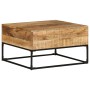 Mesa de centro madera de mango rugosa 68x68x41 cm de , Mesas de centro - Ref: Foro24-320817, Precio: 153,84 €, Descuento: %