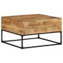 Mesa de centro madera de mango rugosa 68x68x41 cm de , Mesas de centro - Ref: Foro24-320817, Precio: 153,84 €, Descuento: %