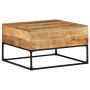 Mesa de centro madera de mango rugosa 68x68x41 cm de , Mesas de centro - Ref: Foro24-320817, Precio: 153,84 €, Descuento: %