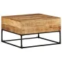 Rough mango wood coffee table 68x68x41 cm by , Coffee table - Ref: Foro24-320817, Price: 151,96 €, Discount: %