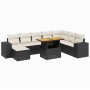 Set de sofás de jardín 8 piezas y cojines ratán sintético negro de , Conjuntos de jardín - Ref: Foro24-3275961, Precio: 545,2...