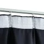 Cortinas opacas con ganchos 2 uds gris antracita 140x245 cm de vidaXL, Cortinas y visillos - Ref: Foro24-134463, Precio: 44,8...
