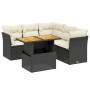 Set de muebles de jardín 5 pzas y cojines ratán sintético negro de , Conjuntos de jardín - Ref: Foro24-3270825, Precio: 391,9...