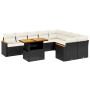 Set de sofás de jardín 10 pzas cojines ratán sintético negro de , Conjuntos de jardín - Ref: Foro24-3273233, Precio: 582,49 €...
