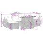 Set de comedor de jardín 7 pzas y cojines ratán sintético negro de , Conjuntos de jardín - Ref: Foro24-3275813, Precio: 487,8...