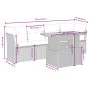 Set de muebles de jardín 5 pzas y cojines ratán sintético negro de , Conjuntos de jardín - Ref: Foro24-3270664, Precio: 318,7...