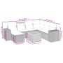 Set de sofás de jardín 8 pzas y cojines ratán sintético gris de , Conjuntos de jardín - Ref: Foro24-3257894, Precio: 503,55 €...