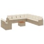 Set de sofás de jardín 12 pzas y cojines ratán sintético marrón de , Conjuntos de jardín - Ref: Foro24-3256534, Precio: 864,5...