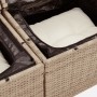 Juego de sofás de jardín con cojines beige 8 pzas ratán PE de , Conjuntos de jardín - Ref: Foro24-3256569, Precio: 534,51 €, ...