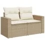 Garden sofa set with cushions 13 pieces beige synthetic rattan by , Garden sets - Ref: Foro24-3256723, Price: 983,29 €, Disco...