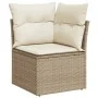 Garden sofa set with cushions 13 pieces beige synthetic rattan by , Garden sets - Ref: Foro24-3256723, Price: 983,29 €, Disco...
