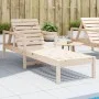 Tumbona de madera maciza de pino 199,5x62x55 cm de , Tumbonas - Ref: Foro24-832538, Precio: 93,59 €, Descuento: %