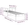Tumbona de madera maciza de pino 199,5x62x55 cm de , Tumbonas - Ref: Foro24-832538, Precio: 93,59 €, Descuento: %