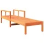 Wachsbraune Liege aus massivem Kiefernholz, 199,5 x 62 x 55 cm von , Liegen - Ref: Foro24-844642, Preis: 100,47 €, Rabatt: %
