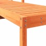 Tumbona de madera maciza de pino marrón cera 199,5x62x55 cm de , Tumbonas - Ref: Foro24-844642, Precio: 101,70 €, Descuento: %
