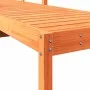 Wachsbraune Liege aus massivem Kiefernholz, 199,5 x 62 x 55 cm von , Liegen - Ref: Foro24-844642, Preis: 100,47 €, Rabatt: %