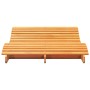 Tumbona de madera maciza de pino marrón cera 205x110x31,5 cm de , Tumbonas - Ref: Foro24-844654, Precio: 162,81 €, Descuento: %