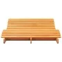 Wax brown solid pine wood lounger 205x110x31.5 cm by , Loungers - Ref: Foro24-844654, Price: 132,29 €, Discount: %