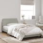 Estructura de cama con cabecero terciopelo gris claro 100x200cm de , Camas y somieres - Ref: Foro24-373132, Precio: 110,62 €,...