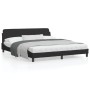 Estructura de cama con cabecero de terciopelo negro 180x200 cm de , Camas y somieres - Ref: Foro24-373234, Precio: 195,87 €, ...