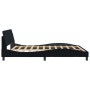 Estructura de cama con cabecero de terciopelo negro 180x200 cm de , Camas y somieres - Ref: Foro24-373234, Precio: 195,87 €, ...