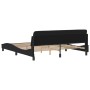 Estructura de cama con cabecero de terciopelo negro 180x200 cm de , Camas y somieres - Ref: Foro24-373234, Precio: 195,87 €, ...