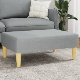 Reposapiés de tela gris claro 77x55x31 cm de , Otomanas - Ref: Foro24-379553, Precio: 57,55 €, Descuento: %