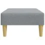 Reposapiés de tela gris claro 77x55x31 cm de , Otomanas - Ref: Foro24-379553, Precio: 70,65 €, Descuento: %