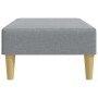 Reposapiés de tela gris claro 77x55x31 cm de , Otomanas - Ref: Foro24-379553, Precio: 57,55 €, Descuento: %